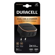 Duracell 17W 2XUSB Phone-Tablet Wall Siyah Charger