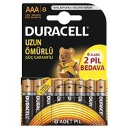Duracell 8'li Kalem İnce Pil