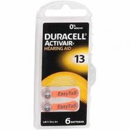 Duracell Activair 6'lı No:13 İşitme Cihazı Pili