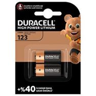 Duracell CR123A 2'li Ultra Lityum Pil