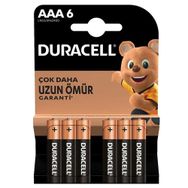 Duracell Turbo Alkalin AAA 6 lı İnce Kalem Pil