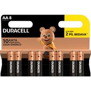 Duracell Ultra Alkalin 8’li Paket AA Piller