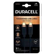 Duracell USB7030 1 mt USB-C to USB-C Siyah Şarj Kablosu