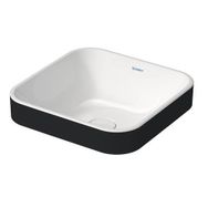 Duravit Çanak Happy D.2 Plus 40x40 cm İçi Beyaz Dışı Siyah Lavabo