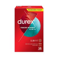 Durex Yakın Hisset Slim Fit Extra İnce 16'lı Prezervatif