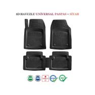 Durmaz Tuning Kia Stonic 2017-2020 Uyumlu Pro Siyah 3D Havuzlu Paspas Takımı