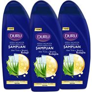 Duru Aloe Vera & Mentol & Kepeğe Karşı Etkili 3x500 ml Şampuan