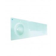 Duru Cam Vizyon Modeli 90x56 cm Cam Lavabo