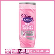 Duru Nem Bombası Güçlü & Parlak 400 ml Şampuan