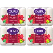 Duru Saf Doğal Kaynaklı Gül 16 Adet 4x280 gr Güzellik Sabunu
