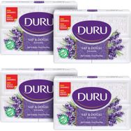 Duru Saf Doğal Kaynaklı Lavanta 16 Adet Beyaz 4x600 gr Kalıp Sabun