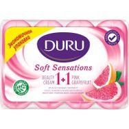 Duru Soft Sensations Pembe Greyfurt 4x90 gr Güzellik Sabunu