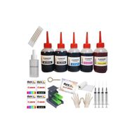 Duruink Canon Pixma E3440 PG46 CL56 Yazıcı Uyumlu Kartuş Dolum Seti 5 Li Set 5x100 ml Mürekkep