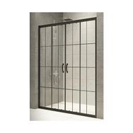 Durul 150x190 cm Ön Cephe Siyah Çizgi 5 mm Duşakabin