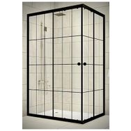 Durul Dikdörtgen 5 mm Komple Buzlu Siyah Karolaj Yükseklik 190 cm 100x110 cm Duşakabin