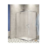 Durul Dikdörtgen 5 mm Komple Buzlu Siyah Karolaj Yükseklik 190 cm 90x130 cm Duşakabin