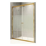 Durul H180 KA4IDAC185 4 mm Altın Çizgili 185 cm Duşakabin