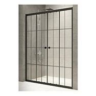 Durul H180 KİDA4MMT171 4 mm Siyah Çizgi 171 cm Duşakabin
