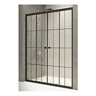 Durul H180 KİDA4MMT182 4 mm Siyah Çizgi 182 cm Duşakabin