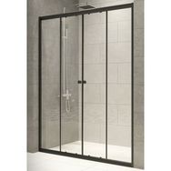 Durul Ön Cephe 4 mm Siyah Şeffaf 101x180 cm Duşakabin