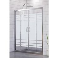 Durul Ön Cephe 5 mm Desenli Yükseklik 190 cm 119 cm Duşakabin