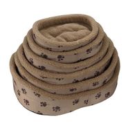 Duvo+ No:1 Kahve Oval Kedi Köpek Yatağı