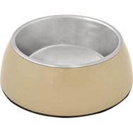 Duvo+ Socket Glossy Taupe 15.8 cm 750 ml Çelik Mama ve Su Kabı