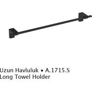 Duxxa A.1715S F1 Mat Siyah Uzun Havluluk