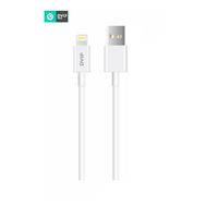 Dvip AK00239 L33 1 mt Beyaz 6A 120W USB to Lightning Data ve Hızlı Şarj Kablosu