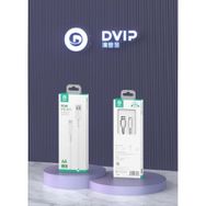 Dvip L12 6A 110W USB-A to Micro 1 mt Beyaz Data ve Hızlı Şarj Kablosu