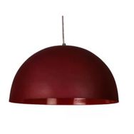 Dylight Retro Metal Dekoratif Rustik Bordo Tekli 40 cm Sarkıt Avize