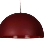 Dylight Retro Metal Dekoratif Rustik Bordo Tekli 40 cm Sarkıt Avize