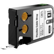 Dymo 1868806 Beyaz-Siyah 12x5.5 m Naylon Kablo Etiketi