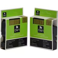 Dymo 45023 Altın Üzerine Siyah Muadil Etiket