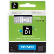 Dymo 45810 Şeffaf Beyaz 19 mm x 7 m D1 Yedek Şerit