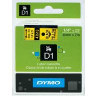 Dymo 720790-43618 D1 Sarı-Siyah 6x7 m Şerit