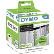 Dymo 99019 59x190 mm Geniş Klasörlere Uyumlu Sırt Etiketi