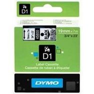 Dymo D1 45800 Şeffaf-Siyah 19 mm 7 mt Yedek Şerit