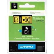 Dymo D1 45808 Sarı Siyah 19 mm 7 mt Yedek Şerit