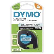 Dymo Letratag Şeffaf Suya Dayanıklı S0721530 12 mm x 4 Metre Plastik Şerit