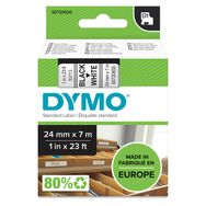 Dymo S0720930 Schriftbaender D1 24mmx7m Siyah-Beyaz Bant