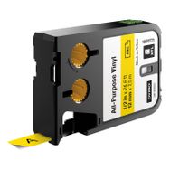 Dymo XTL DY-1868771 Sarı-Siyah 12x7 mm Vinil Etiket
