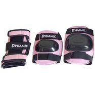 Dynamic PW308 Pembe Siyah Paten Diz Dirsek Koruyucu