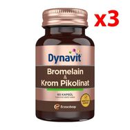 Dynavit Bromelain Krom Pikolinat 3x60 Kapsül