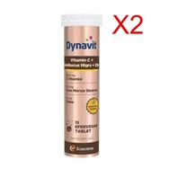 Dynavit Vitamin C Sambucus Nigra Çinko 2x15 Efervesan Tablet