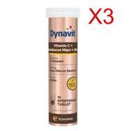 Dynavit Vitamin C Sambucus Nigra Çinko 3x15 Efervesan Tablet