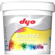 Dyo Beşyıldız 7127 Buz Beyazı 12.5 lt Plastik Duvar Boyası