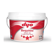 Dyo Beşyıldız Buz Beyazı 3.5 kg Silikonlu Mat İç Cephe Duvar Boyası