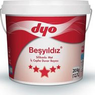 Dyo Beşyıldız Mine 20 kg Silikonlu Mat İç Cephe Boyası