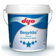 Dyo Beşyıldız Pudra Şekeri 15 lt Silikonlu Dış Cephe Boyası